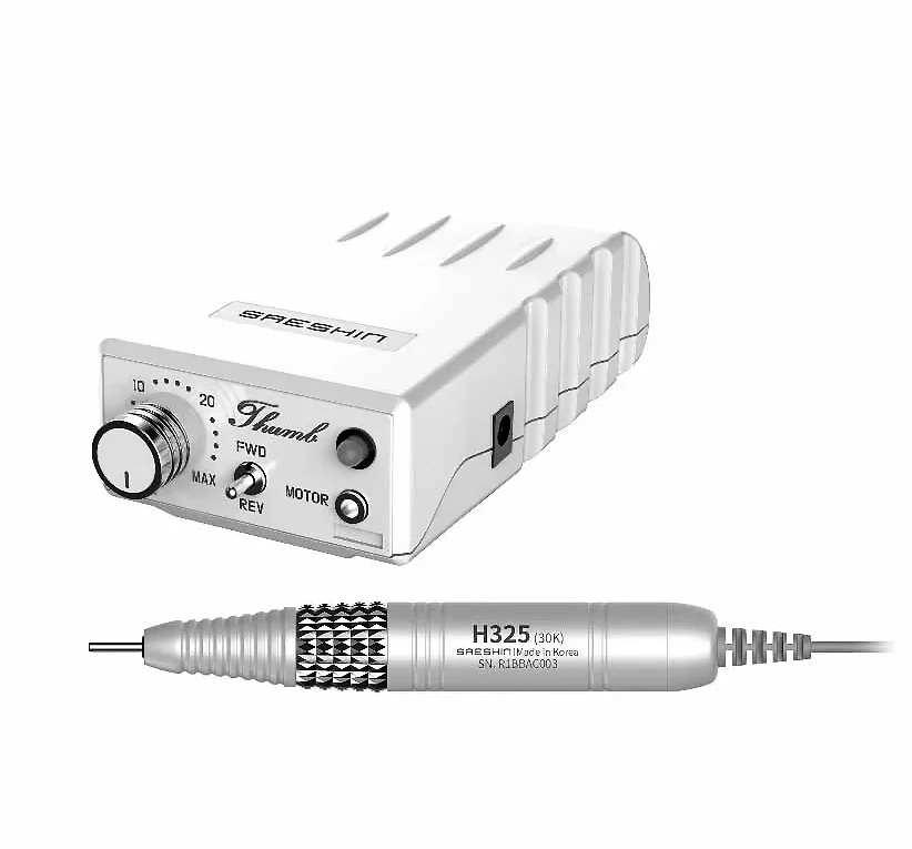 Torno Saeshin Brillian THUMB. 30000rpm Blanco y negro